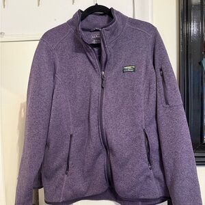 L.L. Bean Dark Purple Women's Fleece